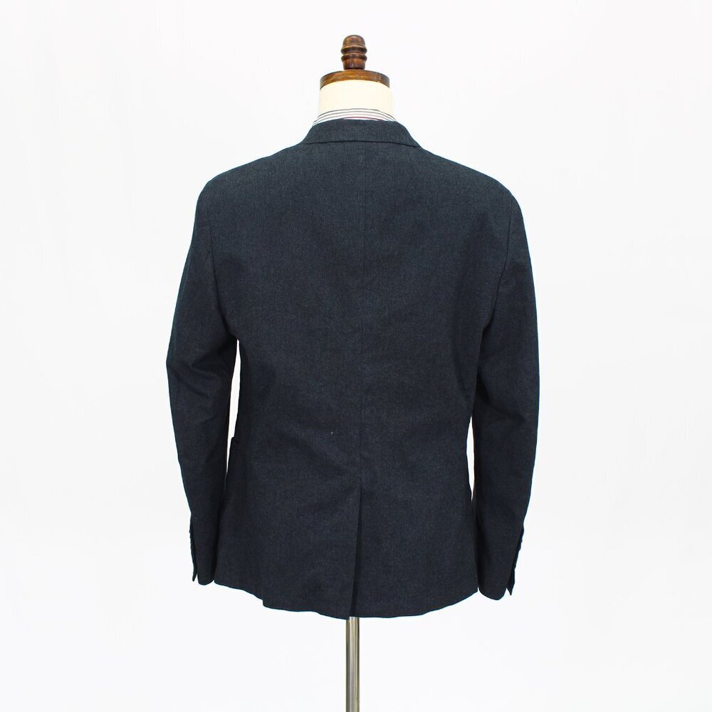 Banana Republic 44r Gray Solid 2-Button Sport Coa… - image 7